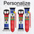CA0541 Haiti Flag Cinturino in pelle e silicone Smartwatch per Apple Watch iWatch