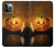 S1083 Pumpkin Spider Candles Halloween Case Cover Custodia per iPhone 12, iPhone 12 Pro