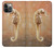 S2674 Seahorse Skeleton Fossil Case Cover Custodia per iPhone 12, iPhone 12 Pro