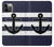 S2758 Anchor Navy Case Cover Custodia per iPhone 12, iPhone 12 Pro