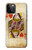 S2833 Poker Card Queen Hearts Case Cover Custodia per iPhone 12, iPhone 12 Pro