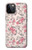 S3095 Vintage Rose Pattern Case Cover Custodia per iPhone 12, iPhone 12 Pro