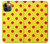 S3526 Red Spot Polka Dot Case Cover Custodia per iPhone 12, iPhone 12 Pro