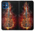 S0864 Fire Violin Case Cover Custodia per iPhone 12 mini