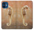 S2674 Seahorse Skeleton Fossil Case Cover Custodia per iPhone 12 mini
