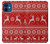 S2835 Christmas Reindeer Knitted Pattern Case Cover Custodia per iPhone 12 mini