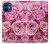 S2943 Pink Rose Case Cover Custodia per iPhone 12 mini
