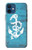 S3053 Marine Anchor Blue Case Cover Custodia per iPhone 12 mini