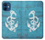 S3053 Marine Anchor Blue Case Cover Custodia per iPhone 12 mini