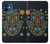 S3175 Hamsa Hand Mosaics Case Cover Custodia per iPhone 12 mini