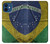 S3297 Brazil Flag Vintage Football Graphic Case Cover Custodia per iPhone 12 mini