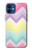 S3514 Rainbow Zigzag Case Cover Custodia per iPhone 12 mini