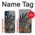 S3692 Gray Black Palm Leaves Case Cover Custodia per iPhone 12 mini
