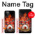 S1431 Skull Drum Fire Rock Case Cover Custodia per iPhone 12 Pro Max