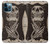 S1676 Skull Rose Case Cover Custodia per iPhone 12 Pro Max