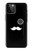 S1946 Sir Mustache Minimalism Case Cover Custodia per iPhone 12 Pro Max