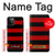 S2638 Black and Red Striped Case Cover Custodia per iPhone 12 Pro Max