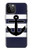 S2758 Anchor Navy Case Cover Custodia per iPhone 12 Pro Max