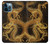 S2804 Chinese Gold Dragon Printed Case Cover Custodia per iPhone 12 Pro Max