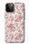 S3095 Vintage Rose Pattern Case Cover Custodia per iPhone 12 Pro Max