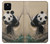S2210 Panda Fluffy Art Painting Case Cover Custodia per Google Pixel 5 S2210 Panda Fluffy Art Painting Case Cover Custodia per Google Pixel 5