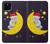 S2849 Cute Sleepy Owl Moon Night Case Cover Custodia per Google Pixel 5