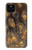 S3691 Gold Peacock Feather Case Cover Custodia per Google Pixel 5