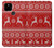 S2835 Christmas Reindeer Knitted Pattern Case Cover Custodia per Google Pixel 4a 5G