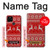 S2835 Christmas Reindeer Knitted Pattern Case Cover Custodia per Google Pixel 4a 5G
