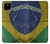 S3297 Brazil Flag Vintage Football Graphic Case Cover Custodia per Google Pixel 4a 5G