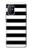 S1596 Black and White Striped Case Cover Custodia per OnePlus 8T