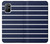 S2767 Navy White Striped Case Cover Custodia per OnePlus 8T