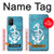 S3053 Marine Anchor Blue Case Cover Custodia per OnePlus 8T