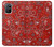 S3354 Red Classic Bandana Case Cover Custodia per OnePlus 8T