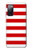 S2364 Red and White Striped Case Cover Custodia per Samsung Galaxy S20 FE