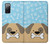 S2669 Cute Dog Paws Bones Cartoon Case Cover Custodia per Samsung Galaxy S20 FE