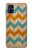 S3033 Vintage Wood Chevron Graphic Printed Case Cover Custodia per Samsung Galaxy M51