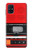 S3204 Red Cassette Recorder Graphic Case Cover Custodia per Samsung Galaxy M51