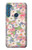 S3688 Floral Flower Art Pattern Case Cover Custodia per Motorola One Fusion+