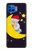 S2849 Cute Sleepy Owl Moon Night Case Cover Custodia per Motorola Moto G 5G Plus
