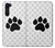 S2355 Paw Foot Print Case Cover Custodia per Motorola Edge