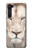 S2399 White Lion Face Case Cover Custodia per Motorola Edge