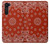 S3355 Bandana Red Pattern Case Cover Custodia per Motorola Edge