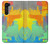 S3423 Brush Stroke Case Cover Custodia per Motorola Edge