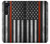 S3472 Firefighter Thin Red Line Flag Case Cover Custodia per Motorola Edge