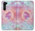 S3709 Pink Galaxy Case Cover Custodia per Motorola Edge