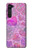 S3710 Pink Love Heart Case Cover Custodia per Motorola Edge