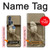 S1386 Paper Sculpture Owl Case Cover Custodia per Motorola Edge+
