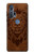 S2529 Leo Zodiac Tattoo Brown Graphic Print Case Cover Custodia per Motorola Edge+