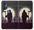 S3262 Grim Reaper Night Moon Cemetery Case Cover Custodia per Motorola Edge+